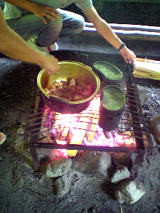 昼はカレー