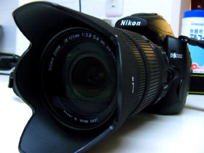 D5000と18-125mm